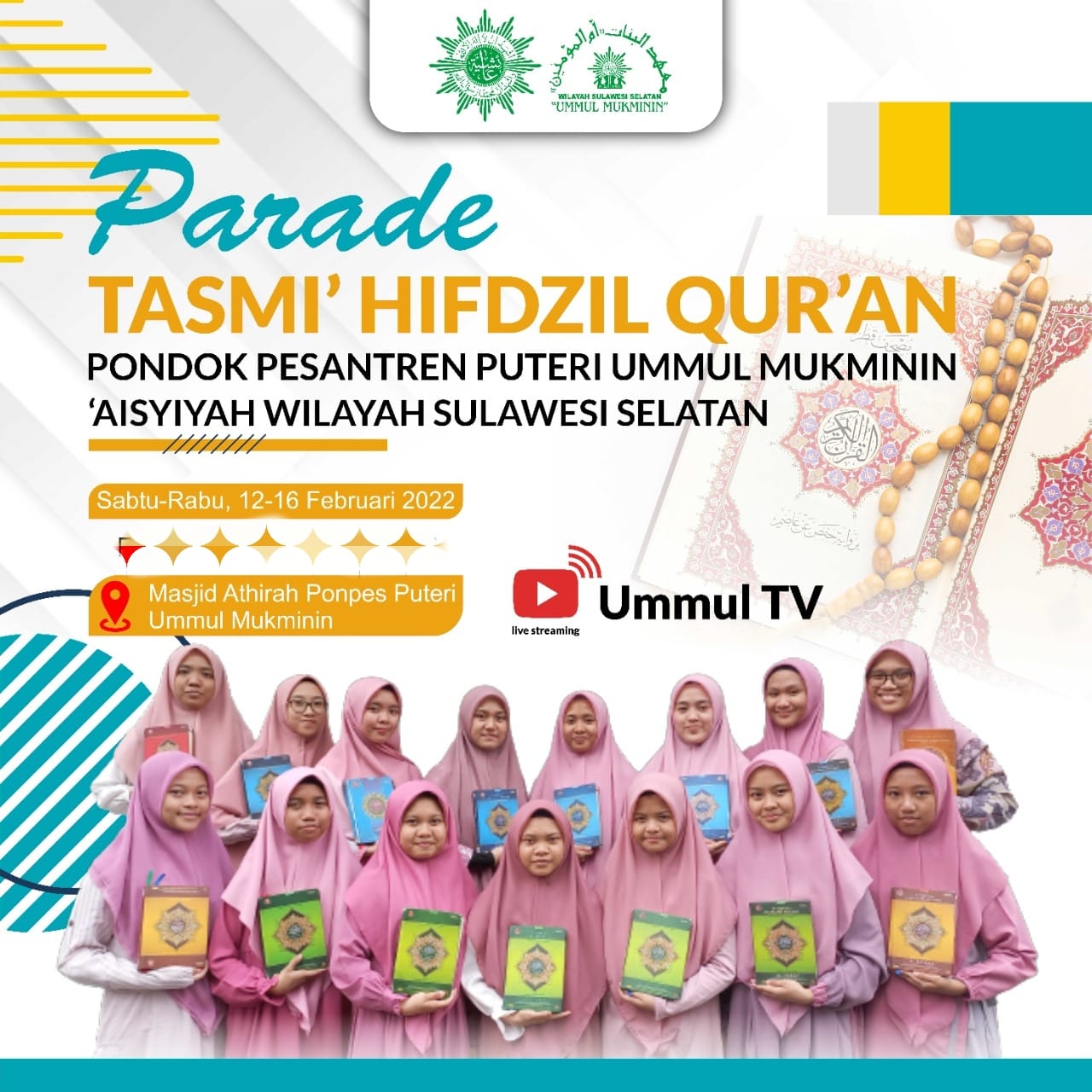 Parade Tasmi’ Hifdzil Qur’an Santriwati Ummul Mukminin